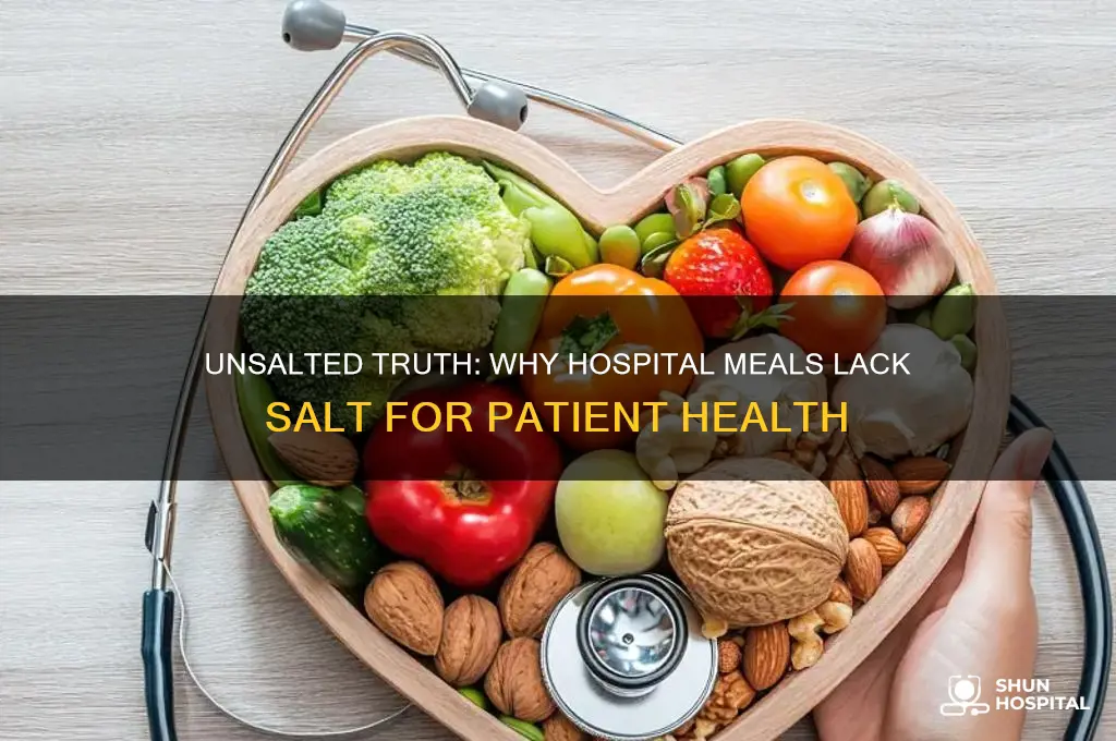 why hospital food doesn