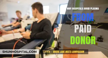 Paid Plasma Donations: Why Hospitals Opt for Uncompensated Donors