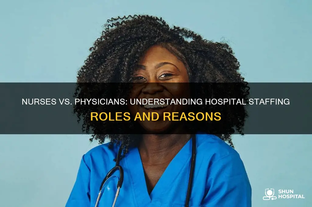 why hospitals employ nurses but not physicinas