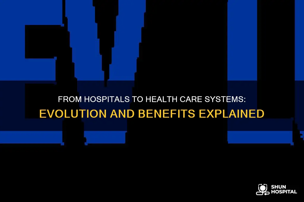 why hospitals went to health care systems
