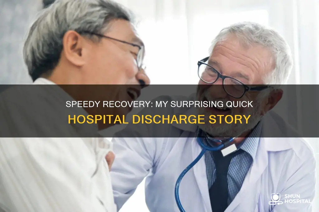 why i got out of the hospital so quickly blog