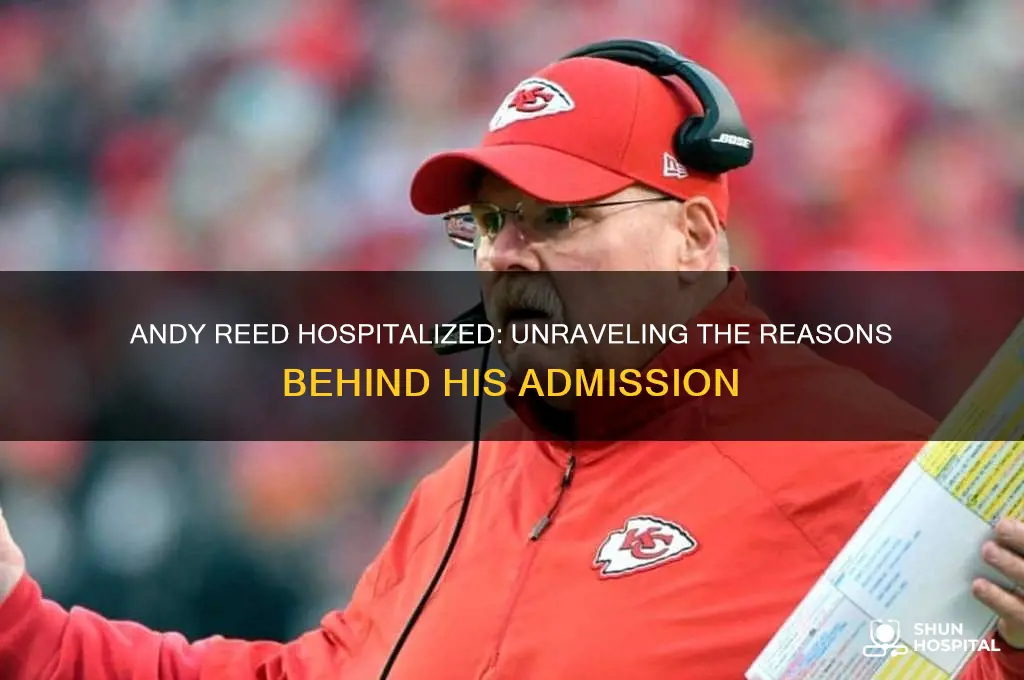 why is andy reed in the hospital