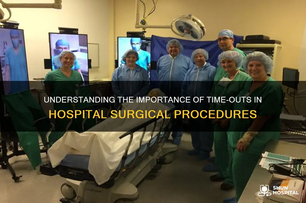 why is atime out performed in hospitals