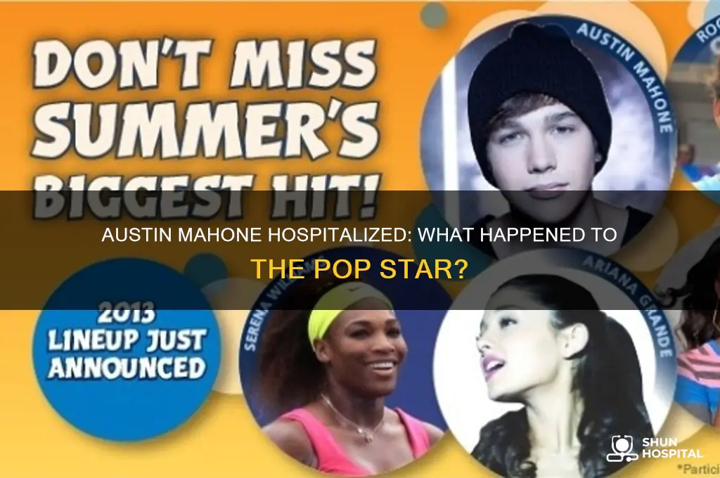 why is austin mahon in the hospital