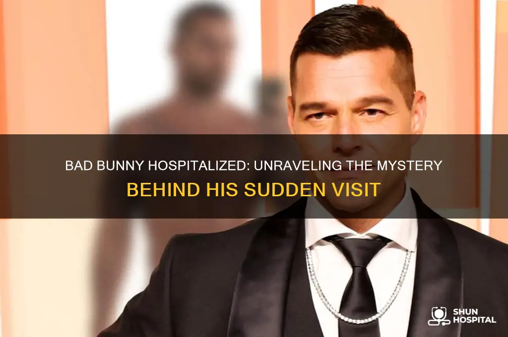 why is bad bunny at the hospital