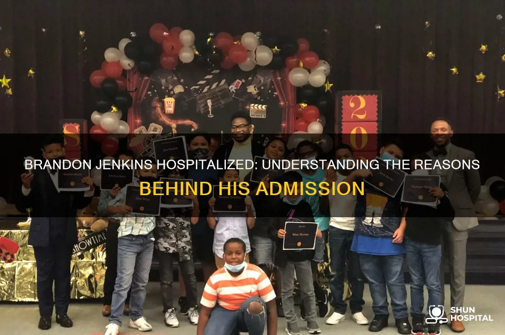 why is brandon jenkins in the hospital