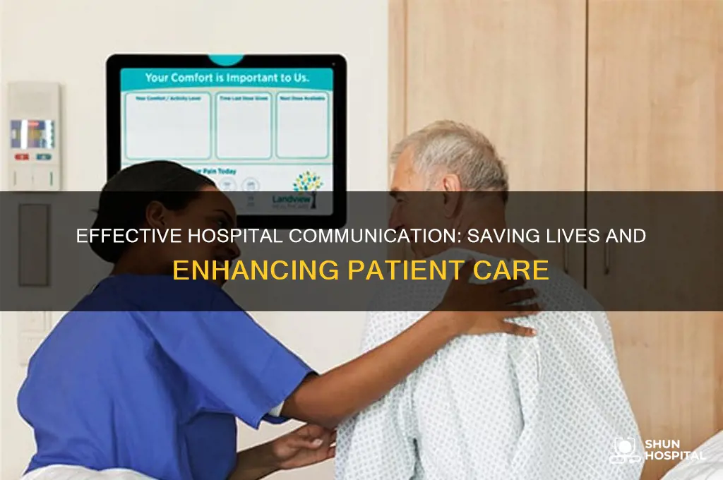 why is communication important in a hospital