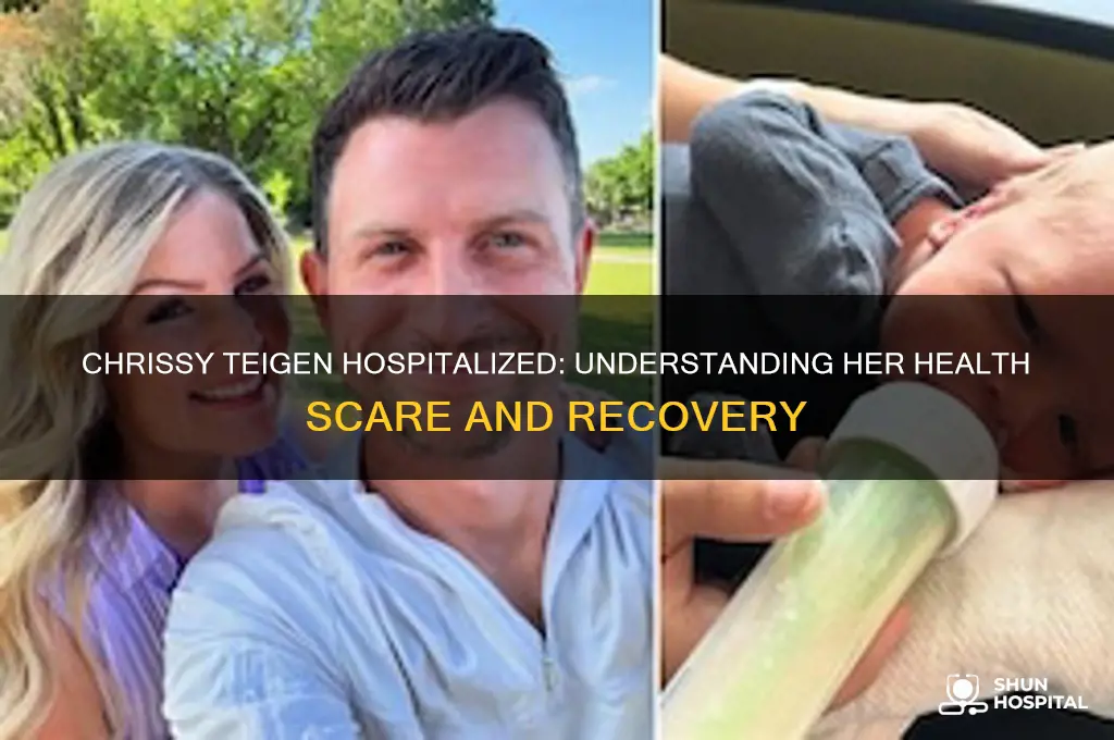 why is crissy teigen in the hospital