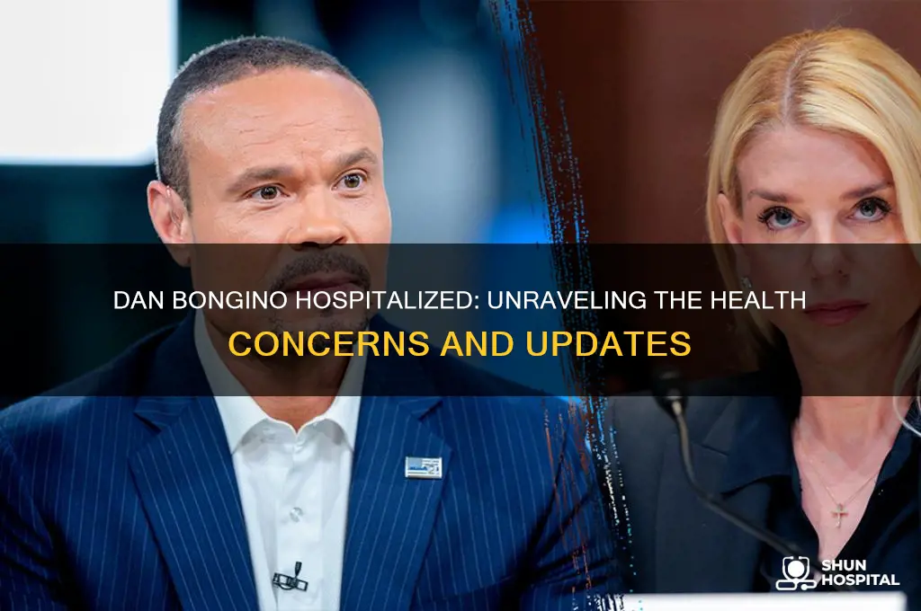 why is dan bongino in the hospital