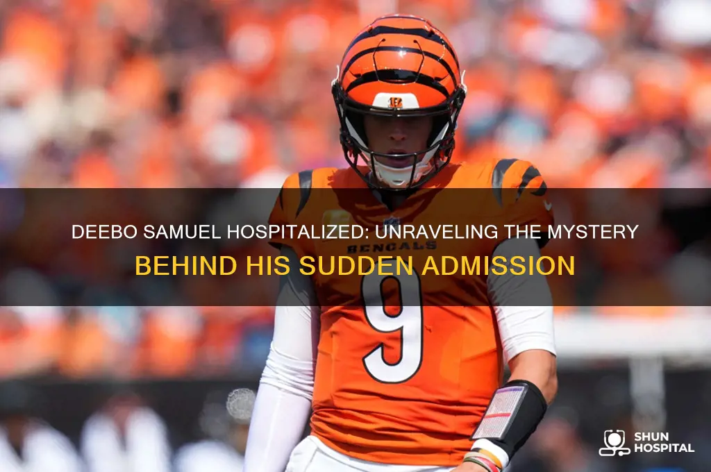 why is deebo samuel in the hospital