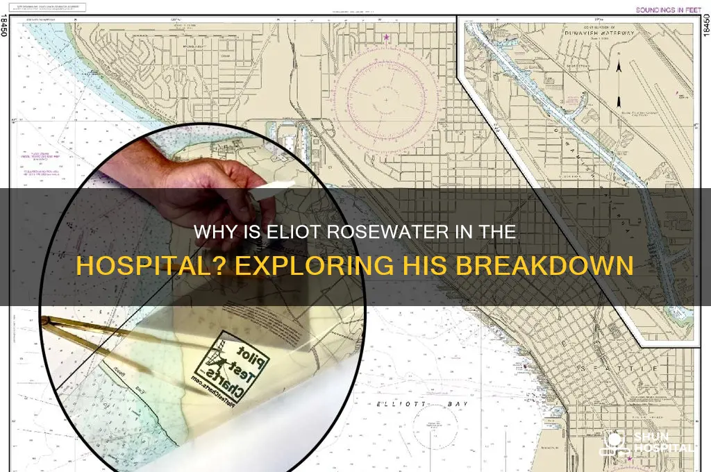 why is eliot rosewater in the hospital