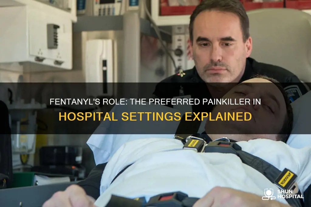 why is fentanyl the painkiller of choice in hospitals