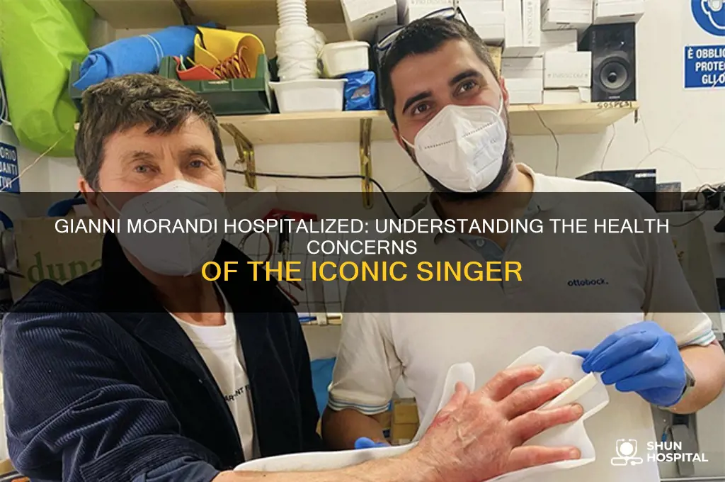 why is gianni morandi in the hospital