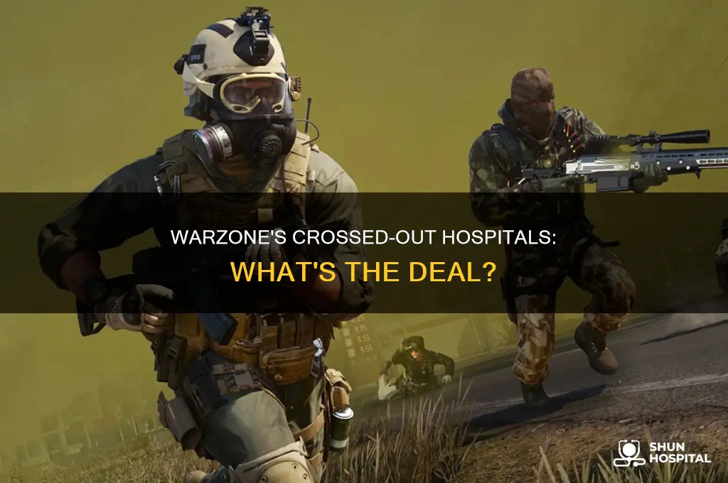 why is hospital crossed out in warzone
