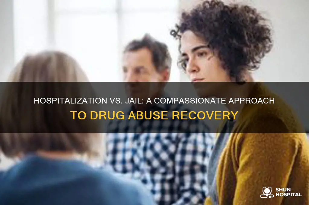 why is hospitalization better than jail for drug abusers