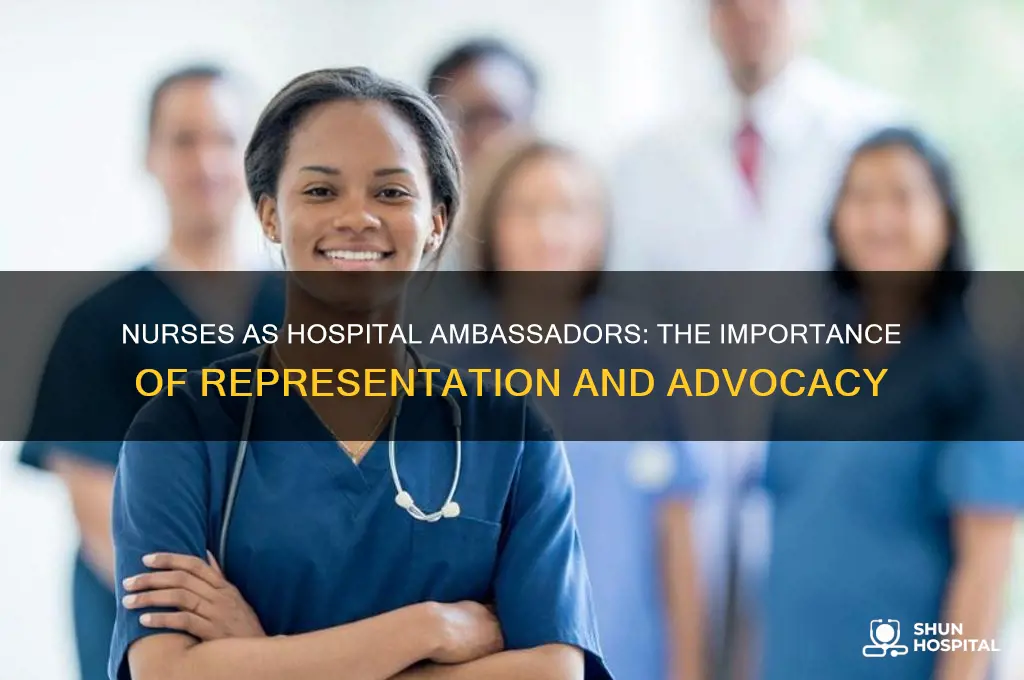 why is it important for nurses to represent theri hospitals