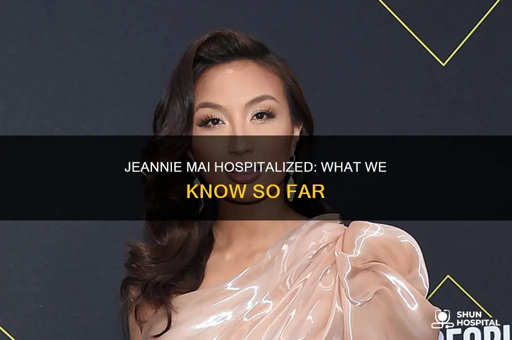 why is jeannie mai in the hospital