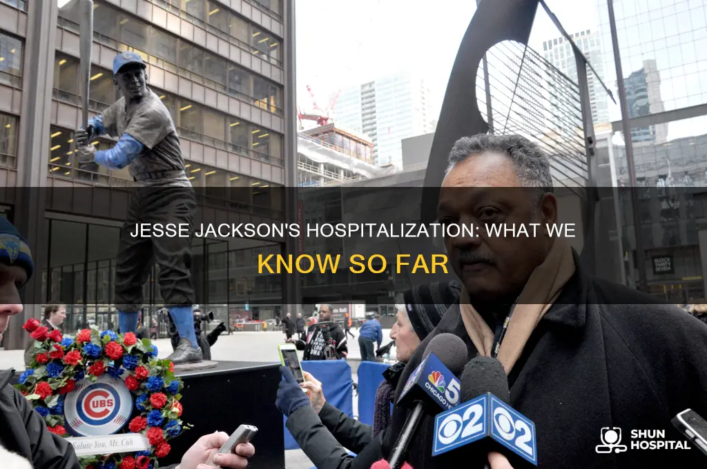 why is jesse jackson in the hospital
