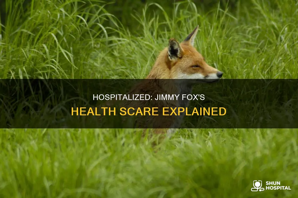 why is jimmy fox in the hospital