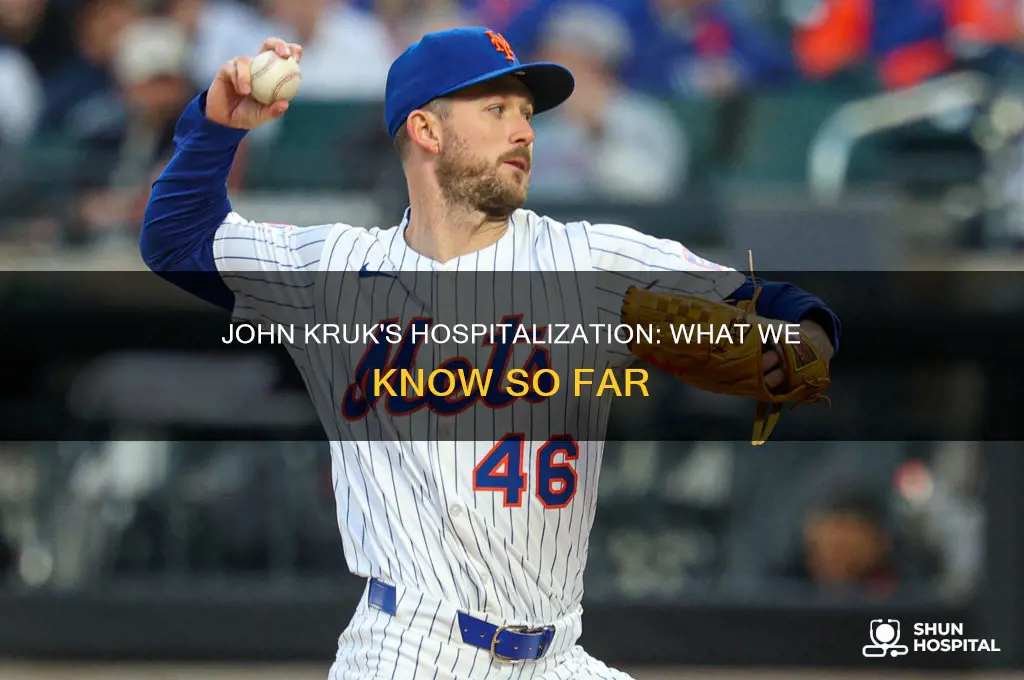 why is john kruk in the hospital