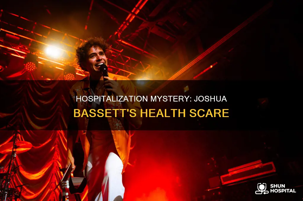 why is joshua bassett in the hospital