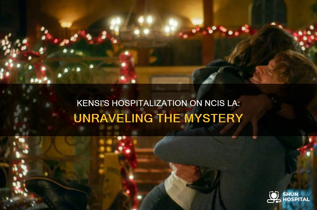 why is kensi in the hospital on ncis la