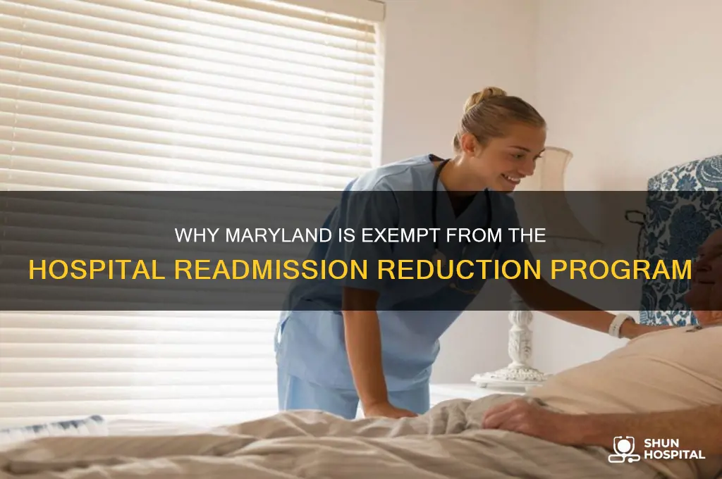 why is maryland excluded from the hospital readmission reduction program