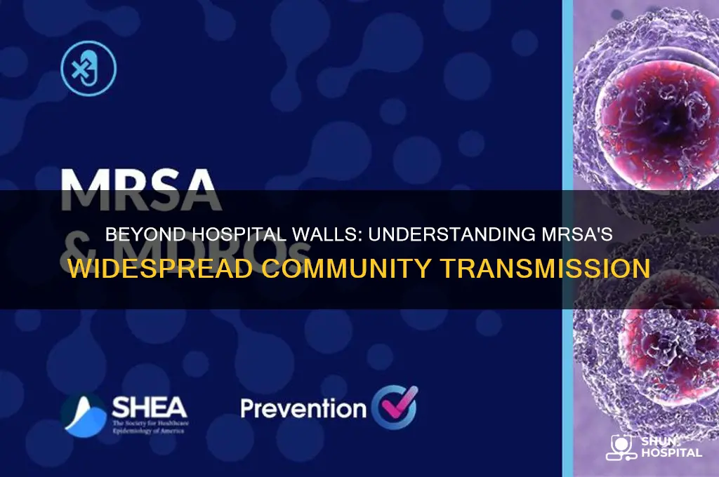 why is mrsa not confined to transmission only in hospitals