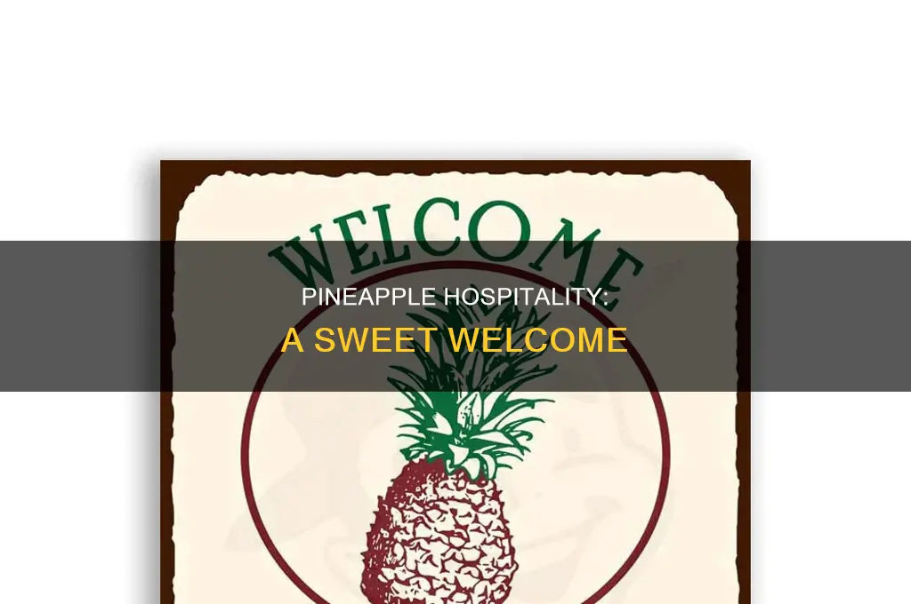 why is pineapple a sign of hospitality