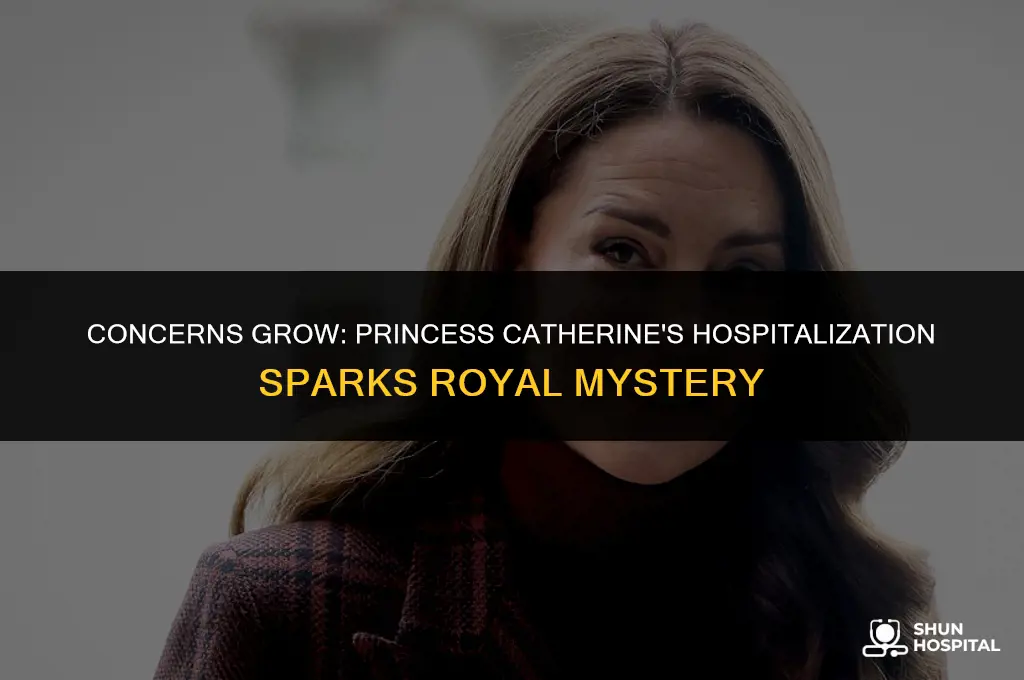 why is princess catherine hospitalized