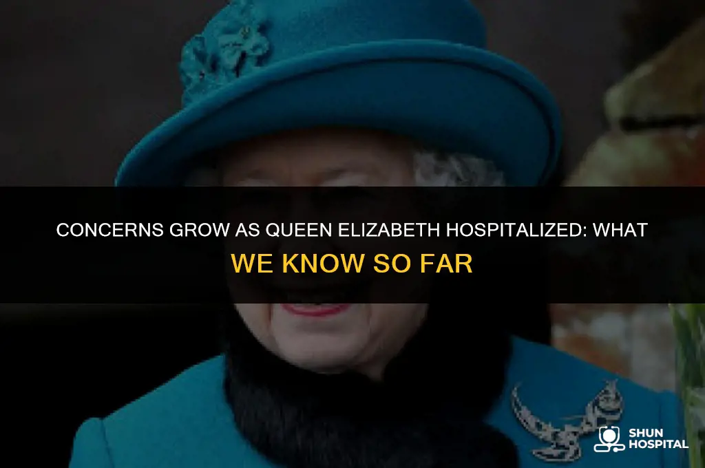 why is queen in hospital