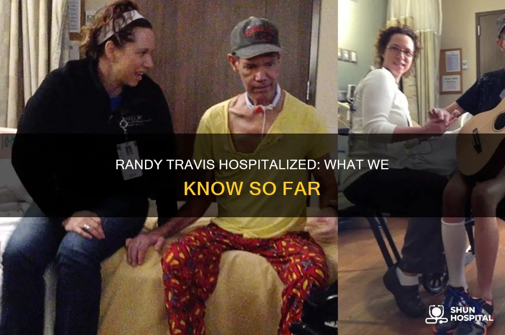 why is randy travis in the hospital