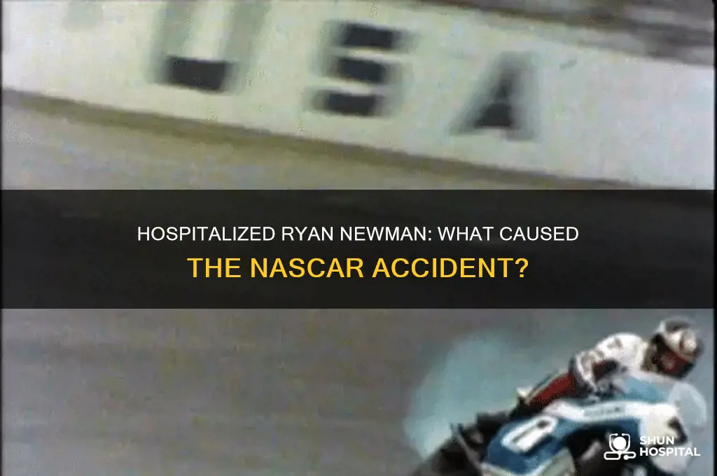 why is ryan newman in the hospital