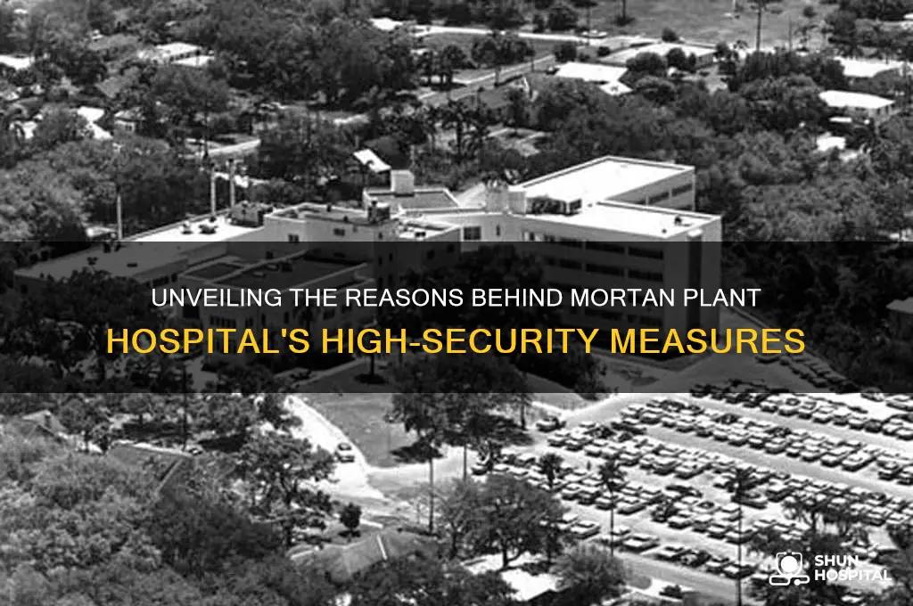 why is security so tight at mortan plant hospital