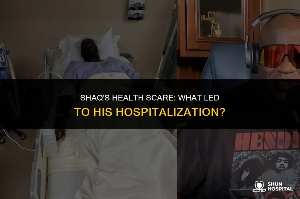why is shaq hospitalized