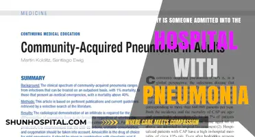 Understanding Pneumonia Hospital Admissions: Causes and Critical Factors
