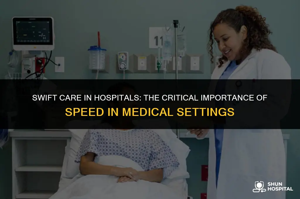 why is speed in hospital