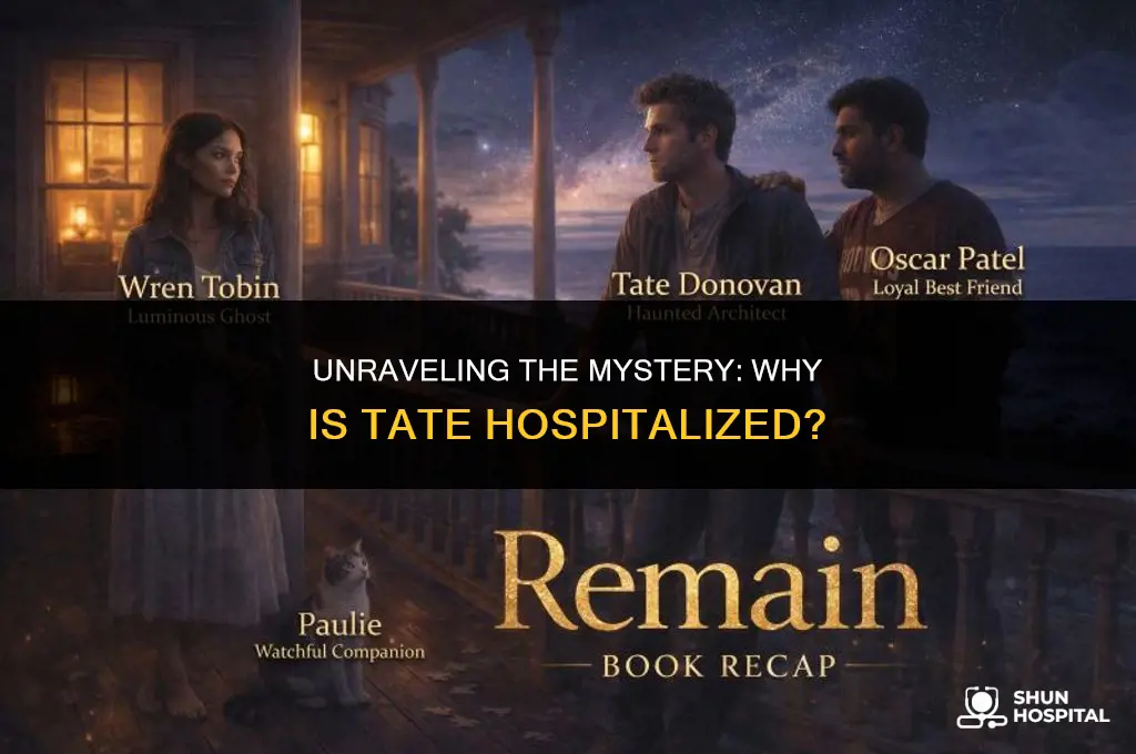 why is tate hospitalized