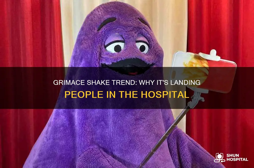 why is the grimace shake sending people to the hospital