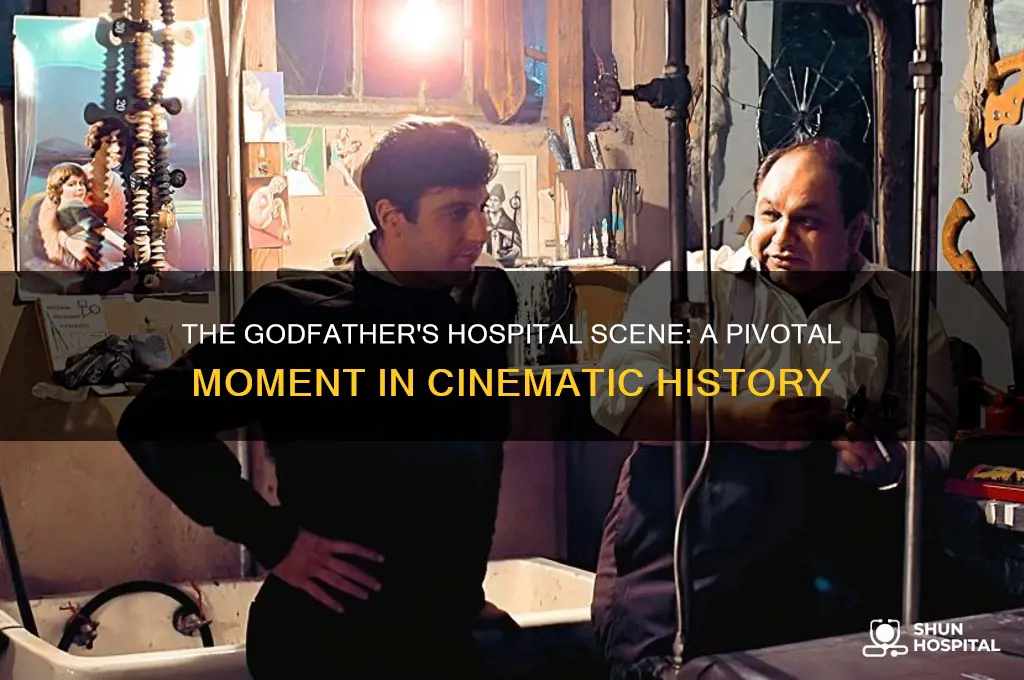 why is the hospital scene in the godfather important