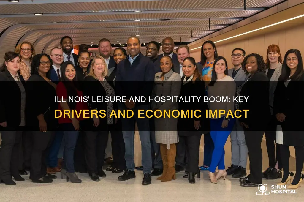 why is the leisure and hospitality industry growing in illinois