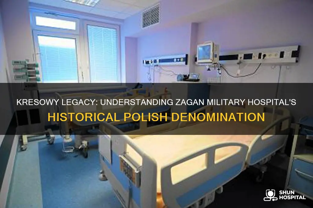 why is the military hospital in zagan denominated as kresowy