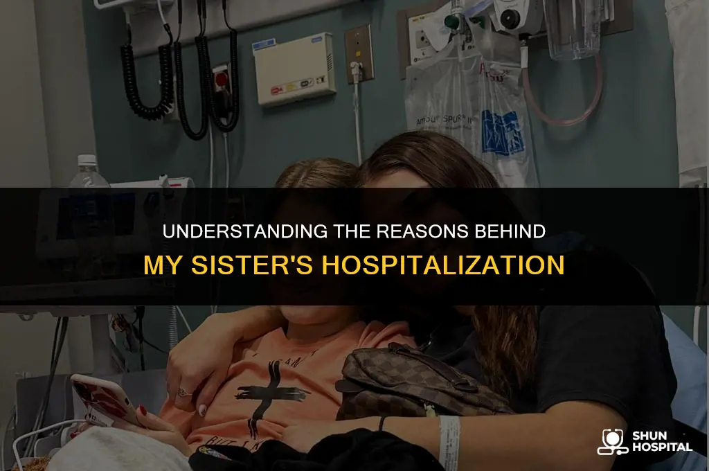 why is ti sister hospitalized
