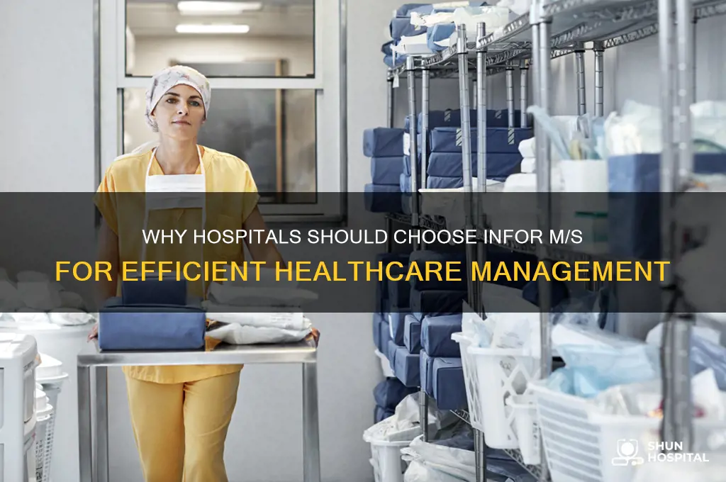 why must a hospital chooe a infor m s