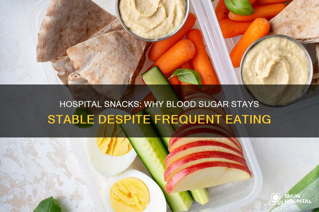 why no increase in blood sugar with snacks hospital