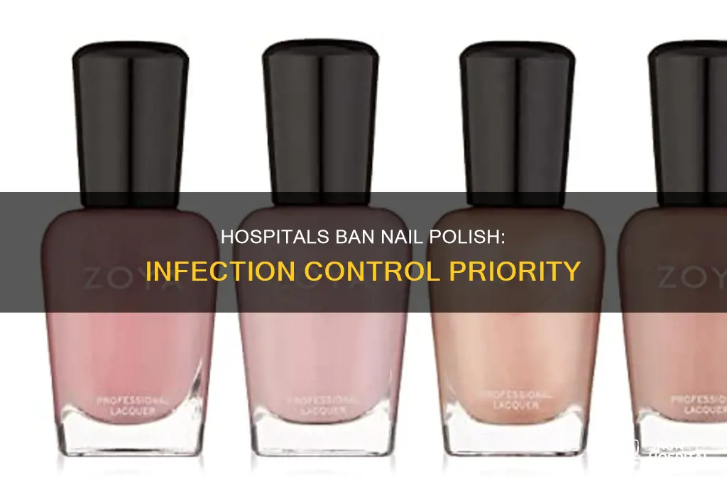 why no painted nails in the hospital