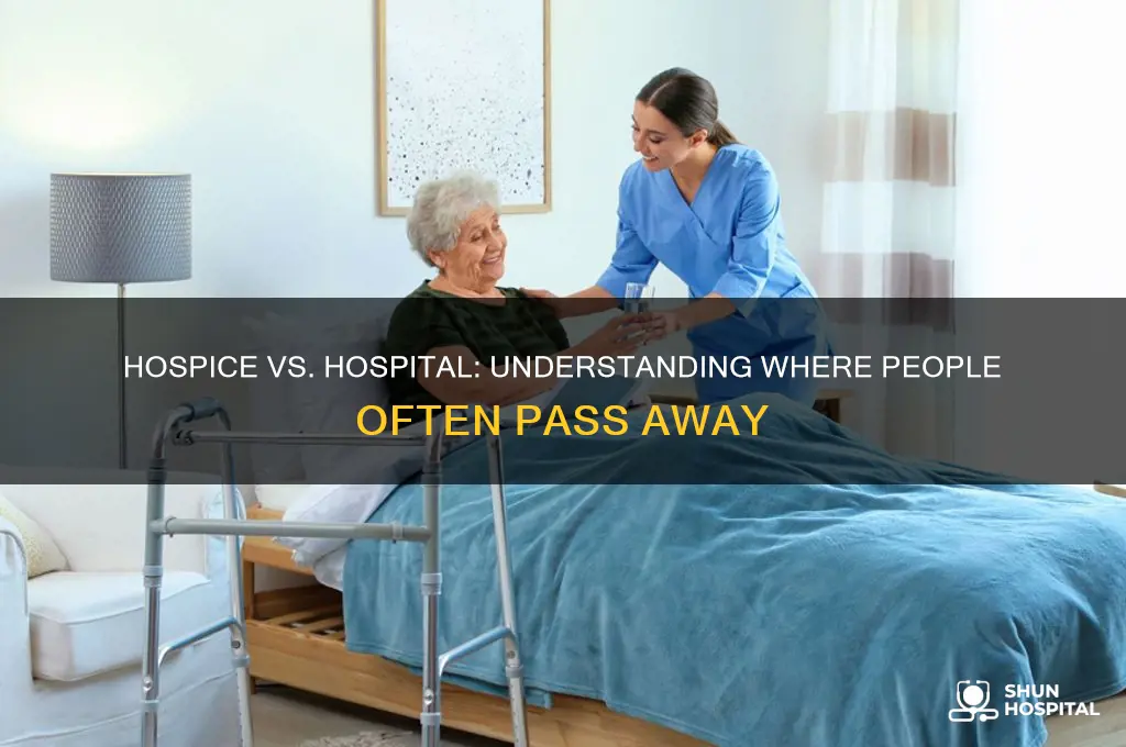 why people die in the hospital and not hospice