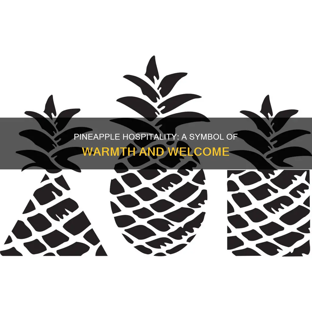 why pineapple is the symbol of hospitality