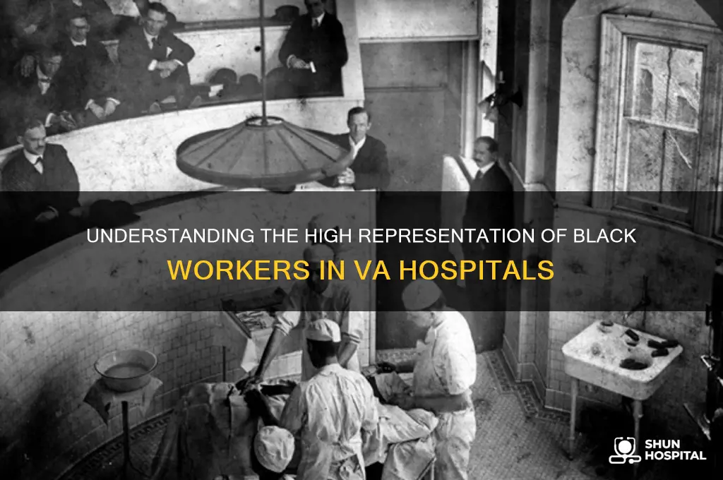 why so many black workers in the va hospital