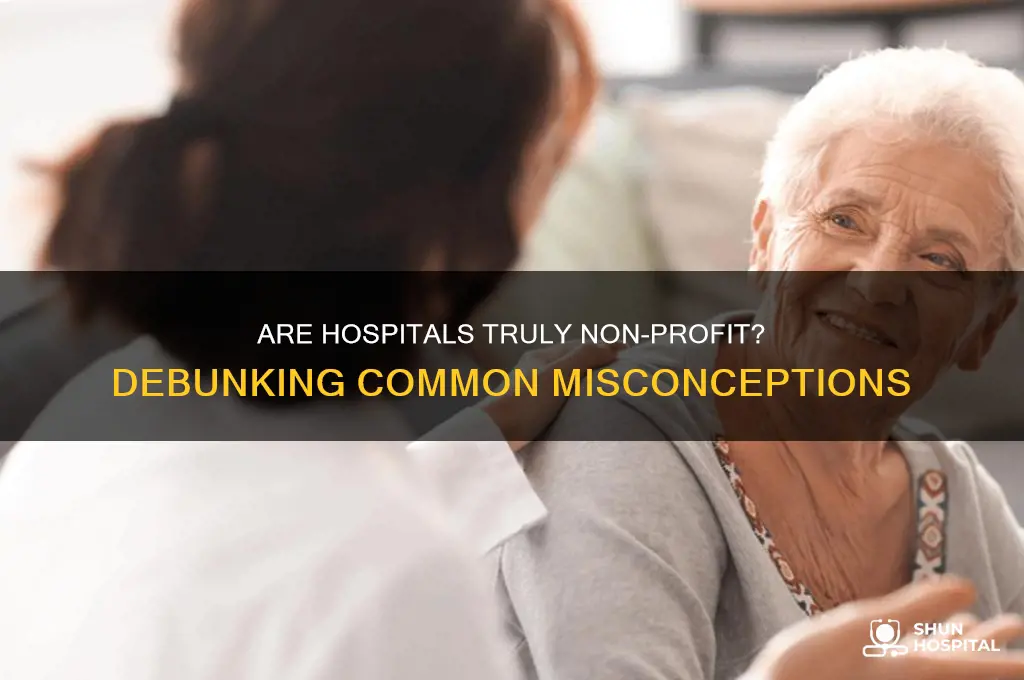 why some people argue tha hospitals are not for profit